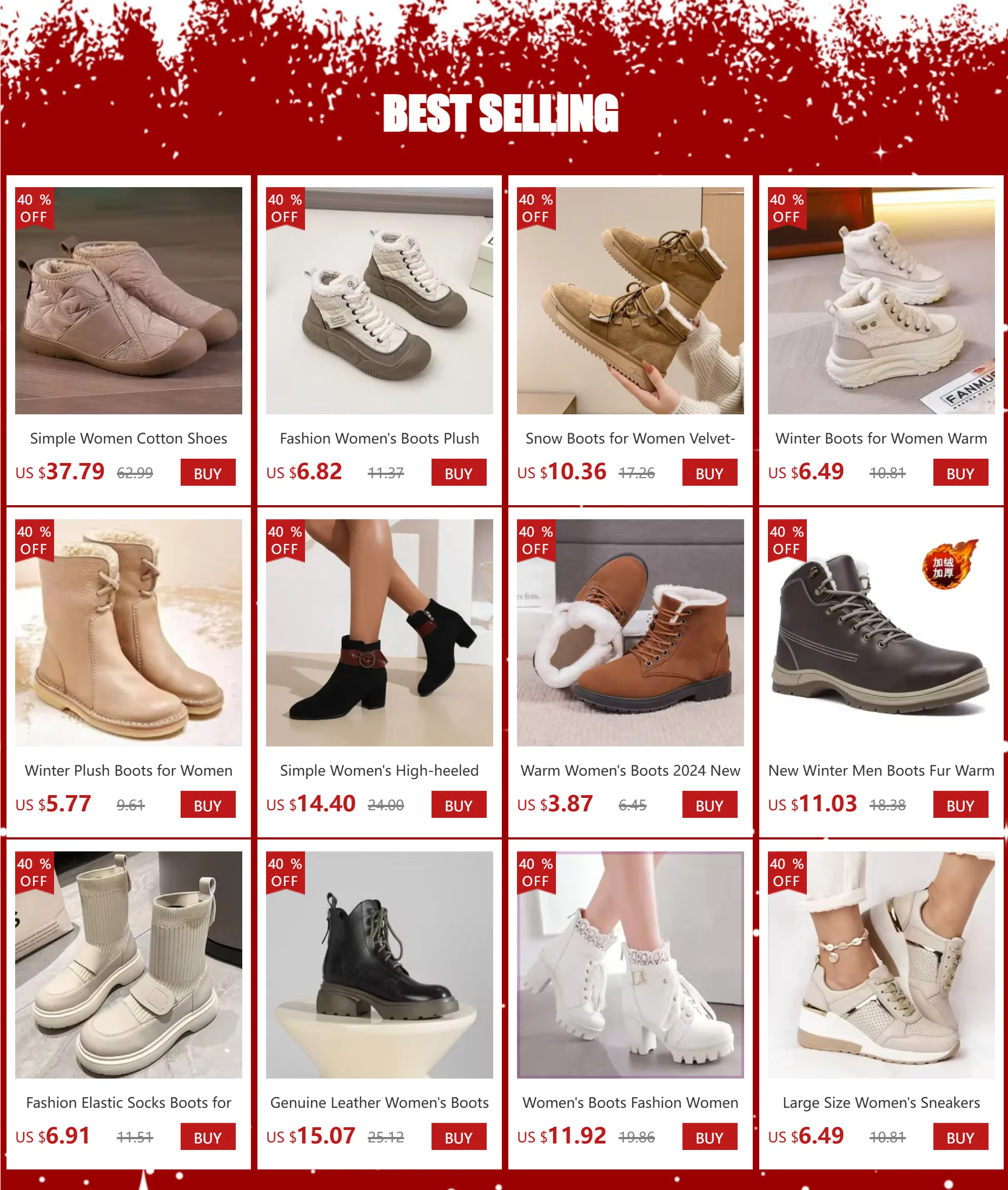 Damen-Sockenstiefel, einfache Damen-Stiefel mit mittlerer Wade, leichte, verschleißfeste Freizeitschuhe für Damen, Slip-on-Plateauschuhe, Botas